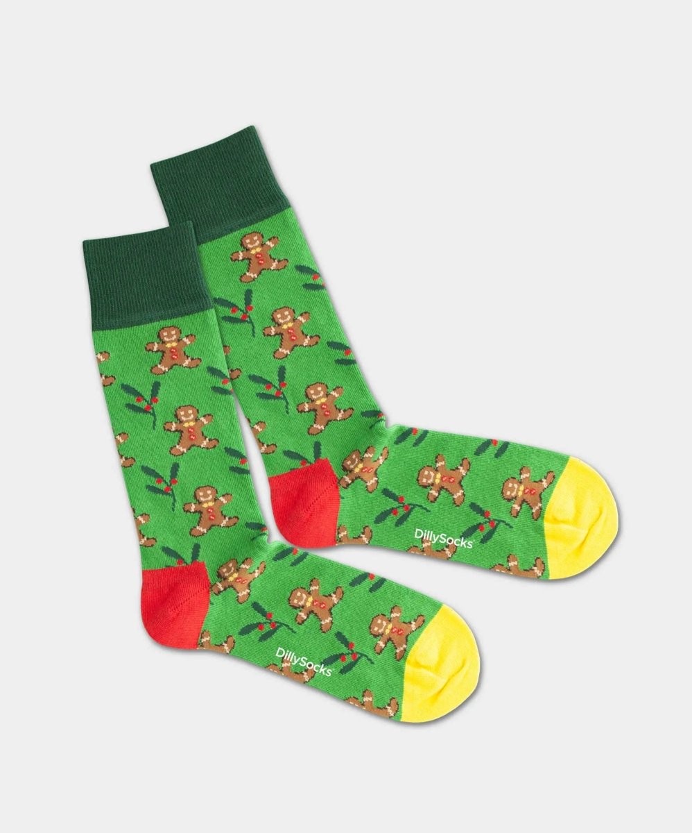Socken - Geschenkbox Santas Mistletoe (3er Box) von DillySocks