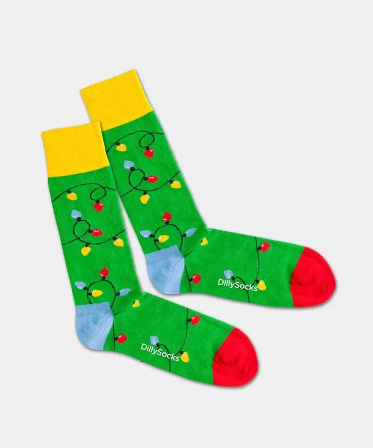 Socken - Geschenkbox Snowy Holidays (3er Box) von DillySocks