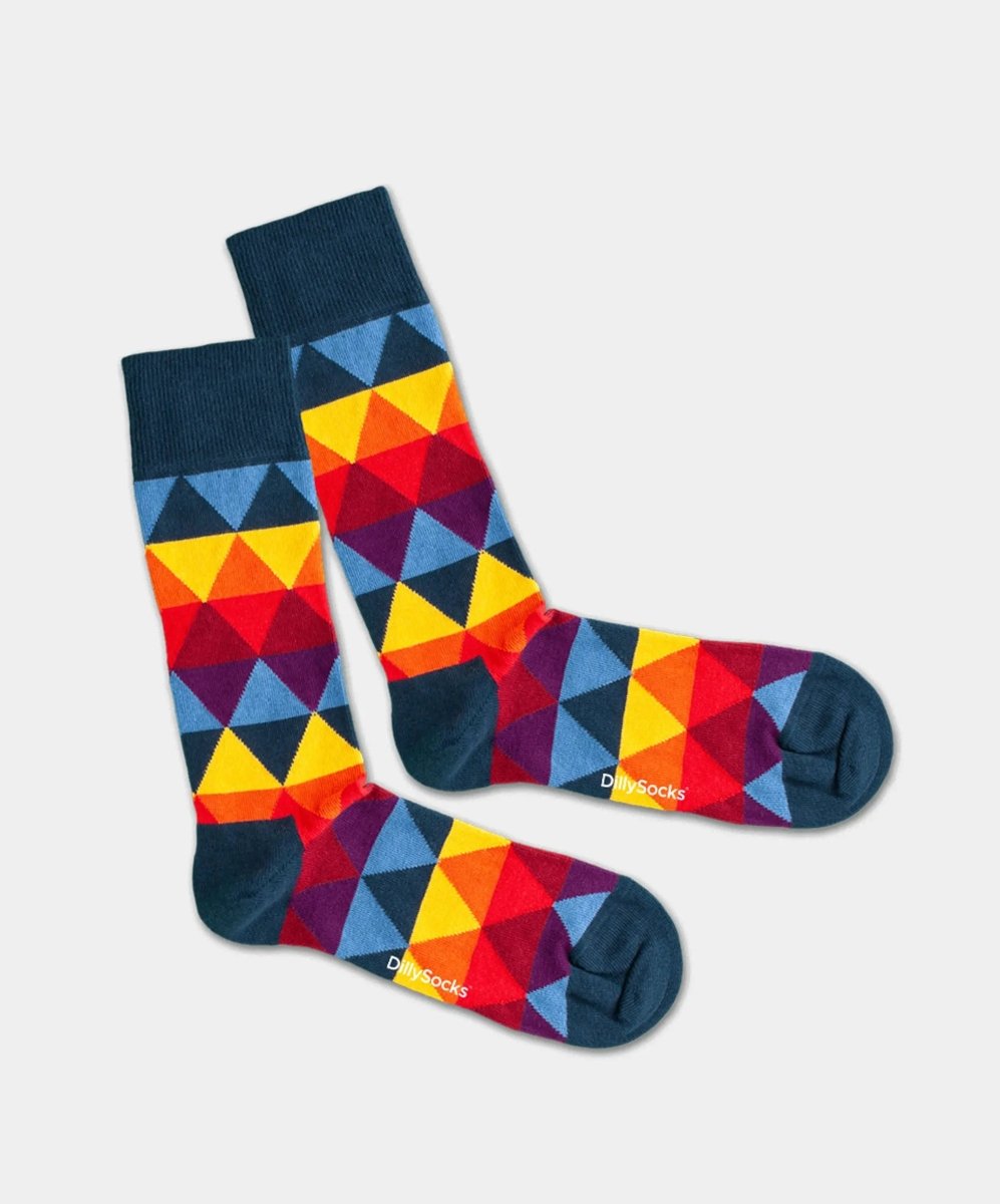 Socken - Geschenkbox Wavy Mix (3er Box) von DillySocks