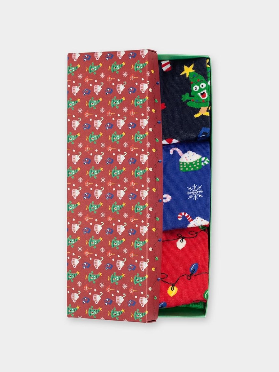 Socken - Geschenkbox Wonderful Christmas (3er Box) von DillySocks