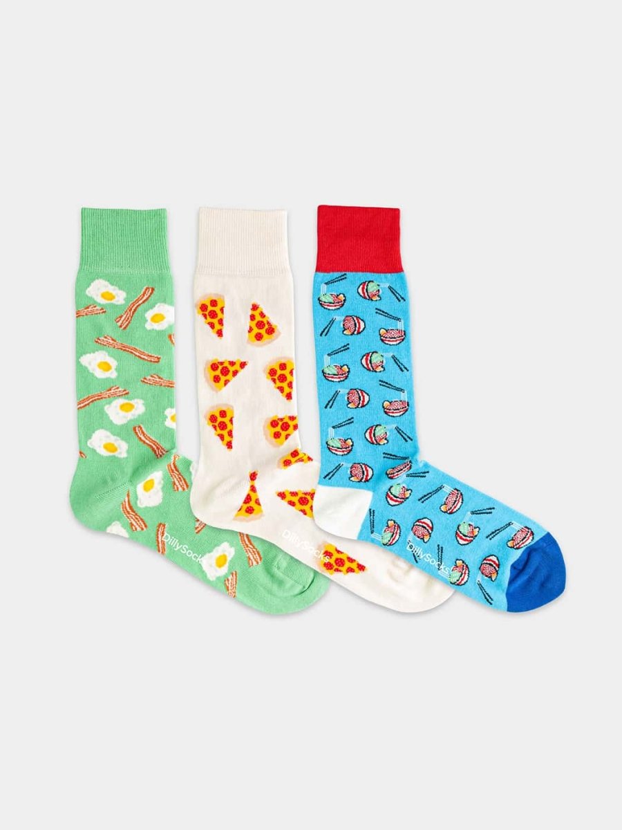 Socken - Geschenkbox Yummy Yummy (3er Box) von DillySocks