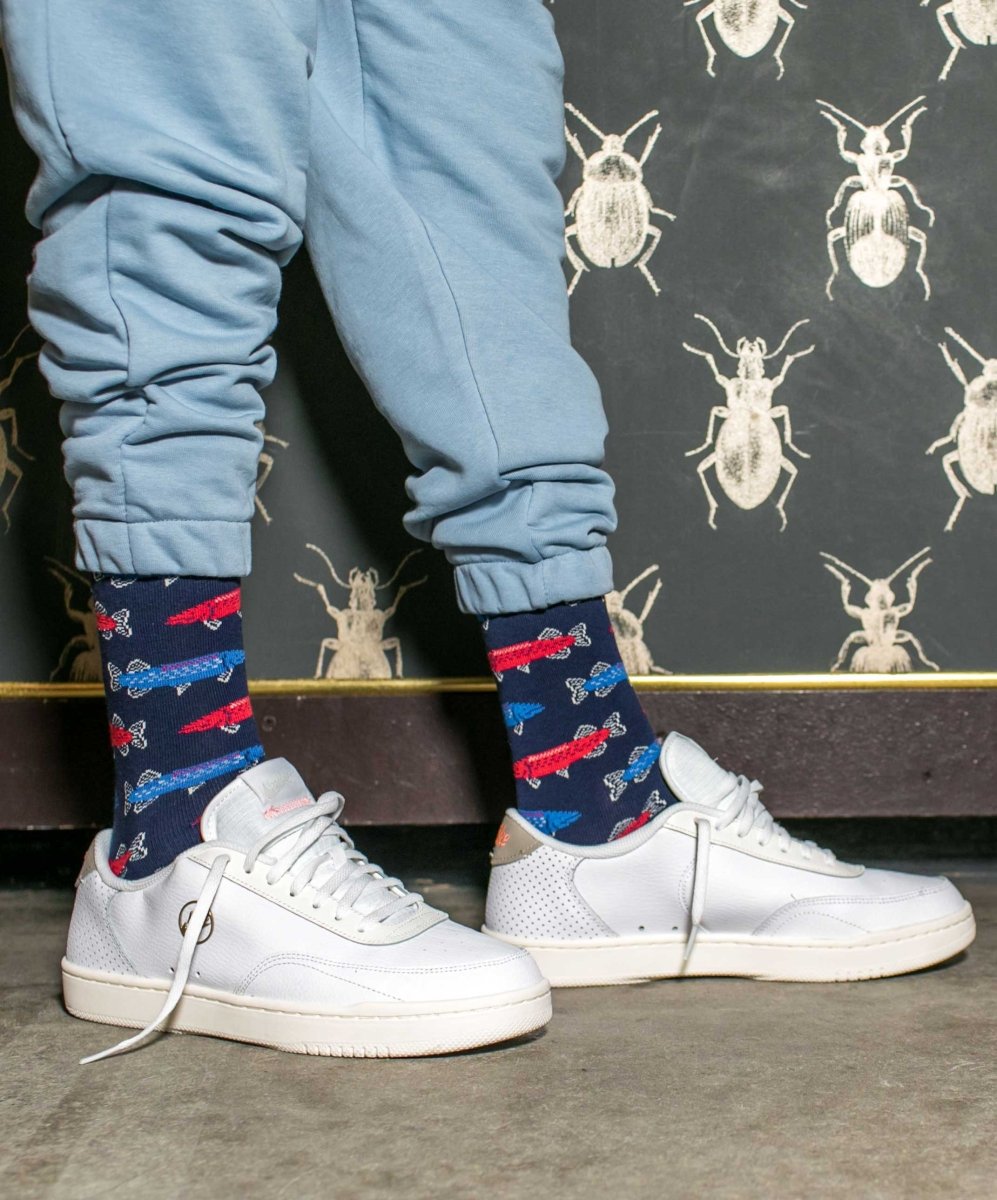 Socken Gone Fishing von DillySocks