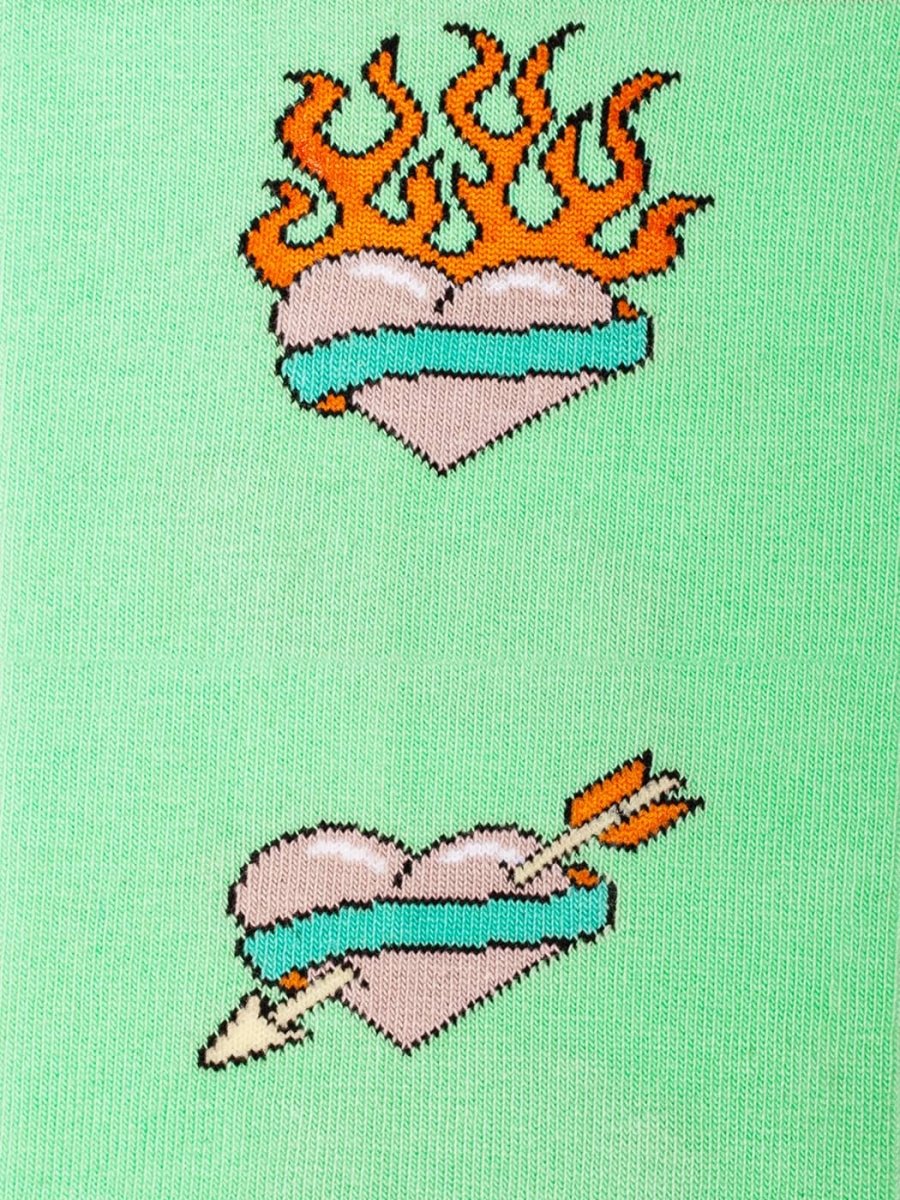 Socken Heart on Fire von DillySocks