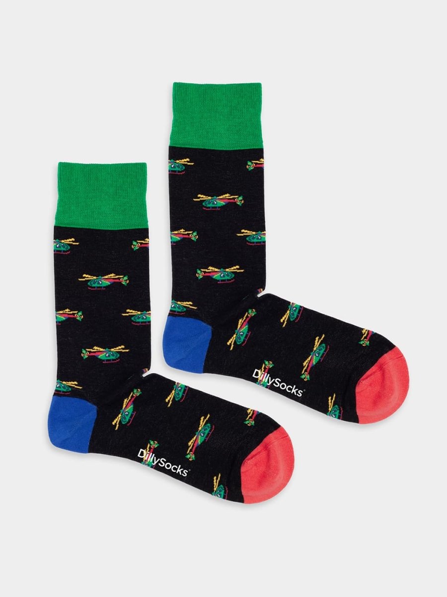 Socken Helicopter Spin von DillySocks