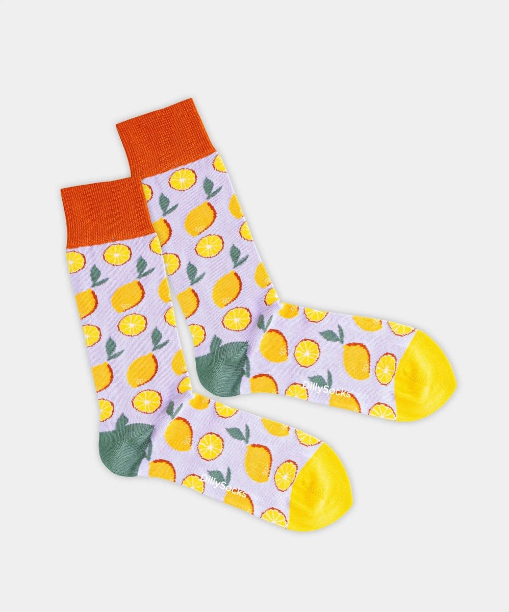 Socken Lila Lemon von DillySocks