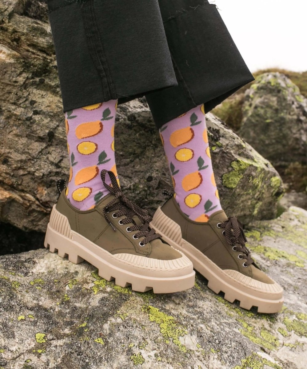 Socken Lila Lemon von DillySocks