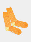 Socken Lime Dot Orange von DillySocks