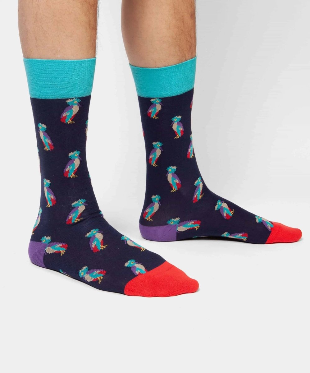 Socken Madagascar Crested Ibis von DillySocks