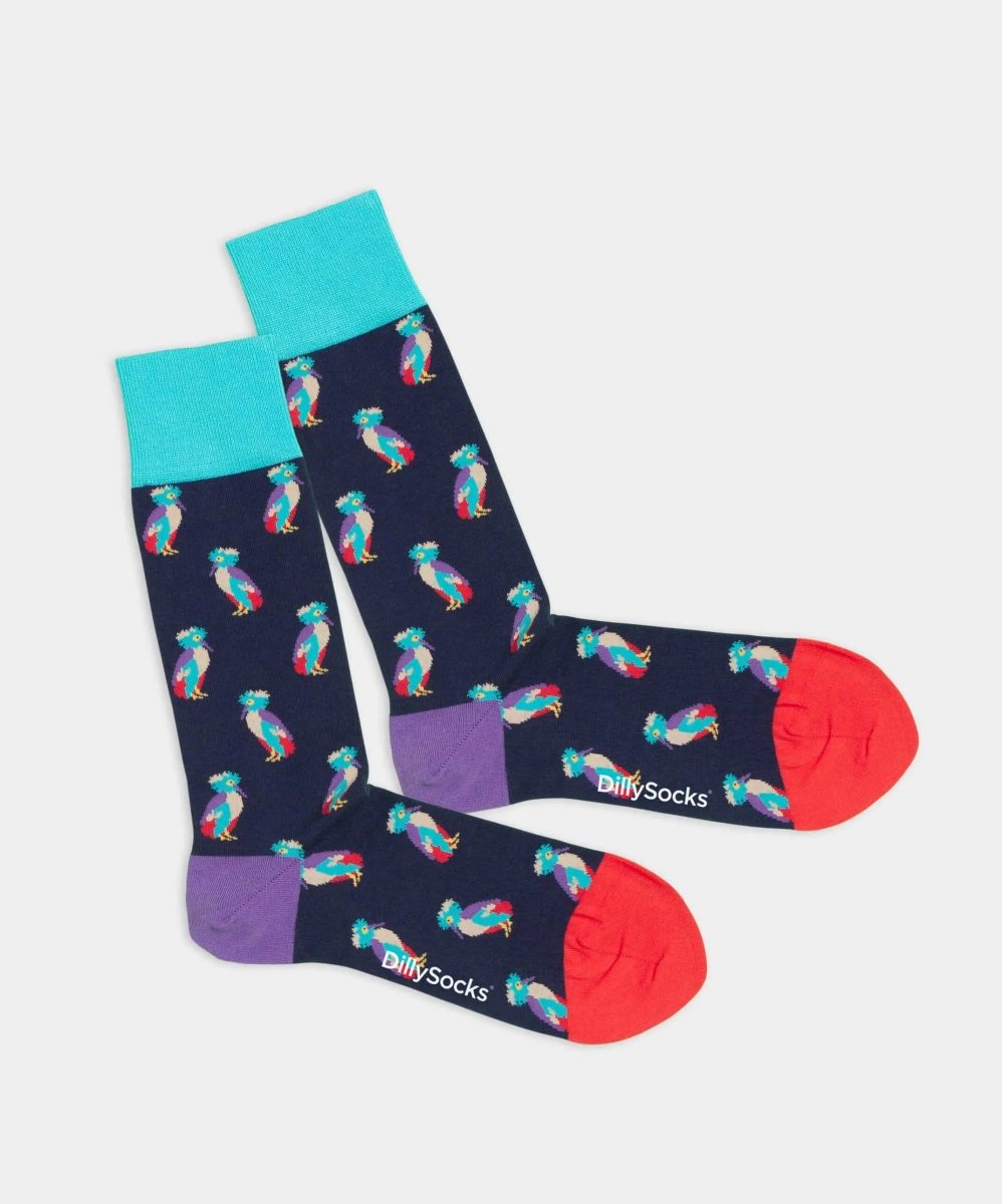 Socken Madagascar Crested Ibis von DillySocks