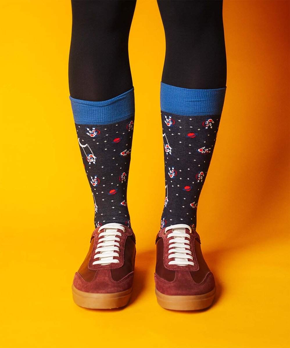 Socken Man On The Moon von DillySocks