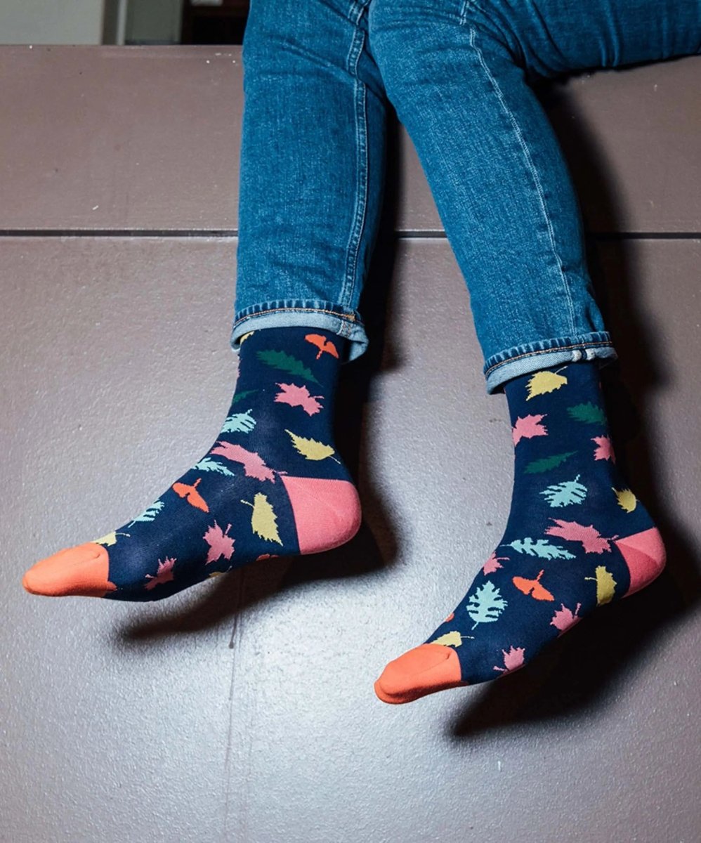 Socken Midnight Leaves von DillySocks