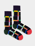Socken Multicolor Maze von DillySocks