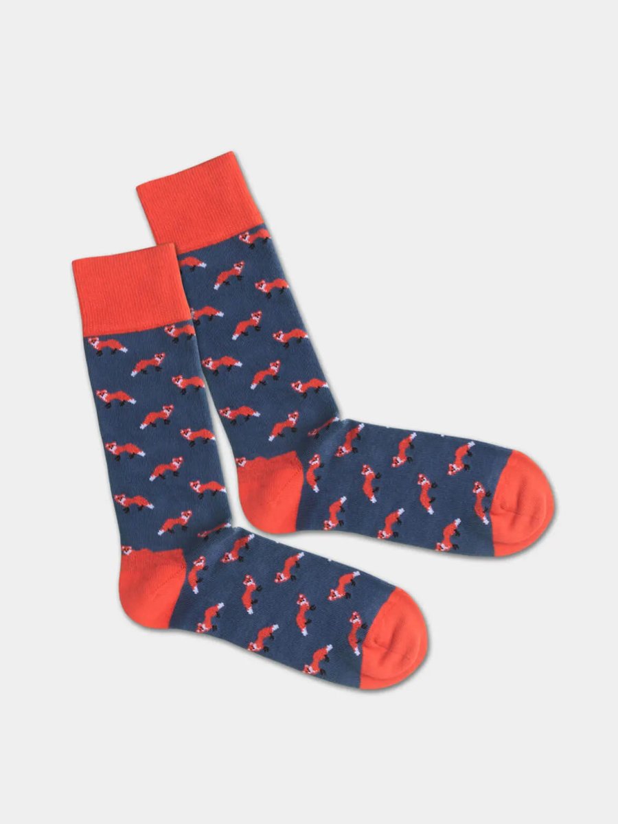 Socken Navy Fox von DillySocks