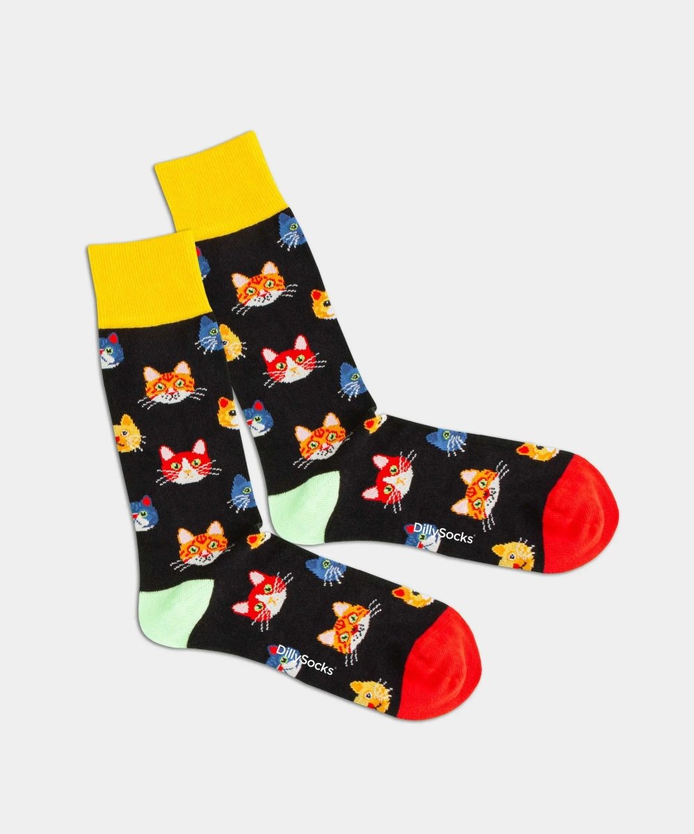 Socken Nightly Kitten von DillySocks