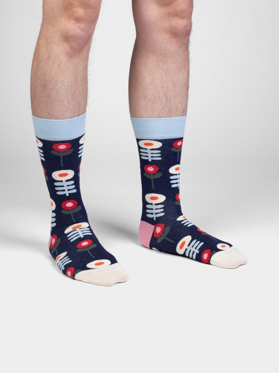 Socken Nordic Bloom von DillySocks