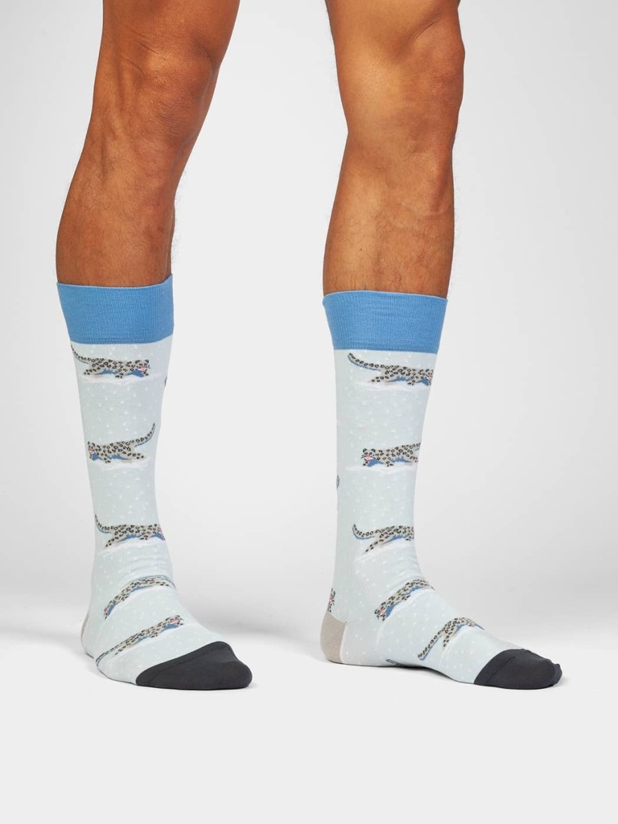 Socken Panthera Schneeleopard von DillySocks