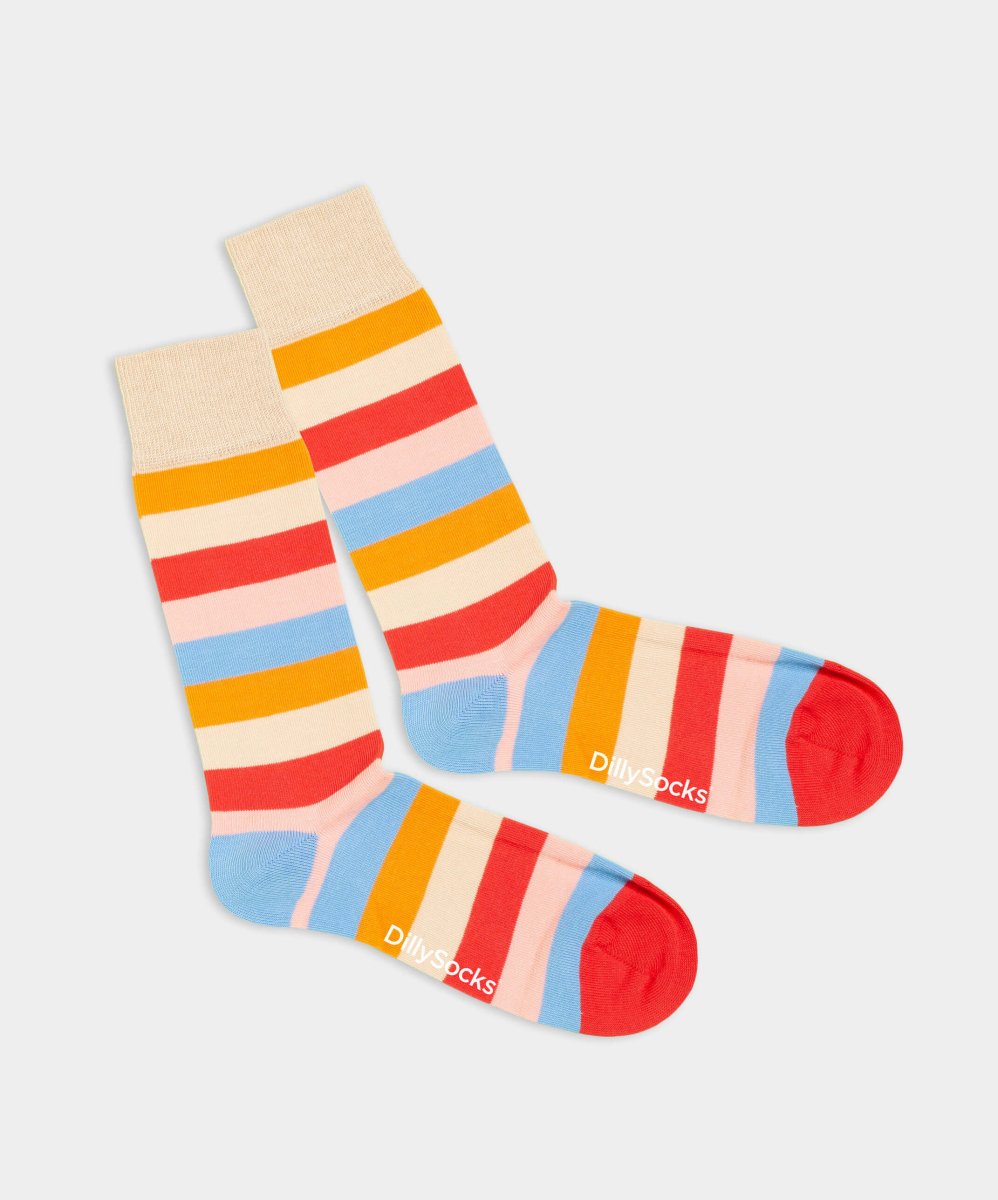 Socken Pastel Stripes von DillySocks