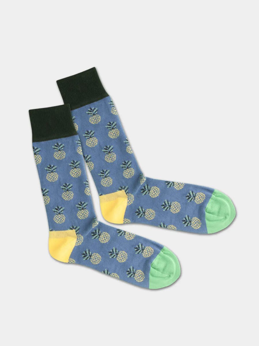 Socken Pineapple Indigo von DillySocks