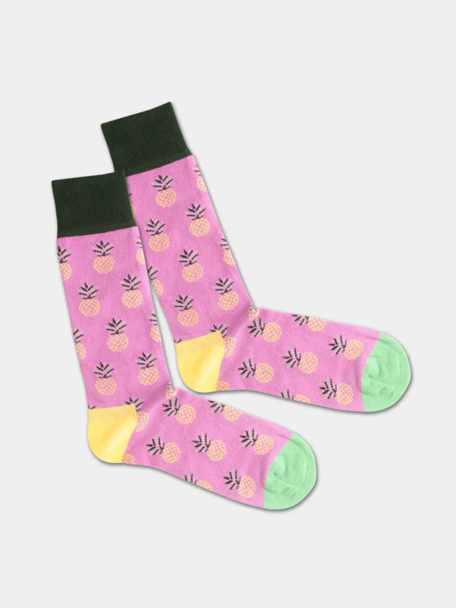 Socken Pineapple Lila von DillySocks