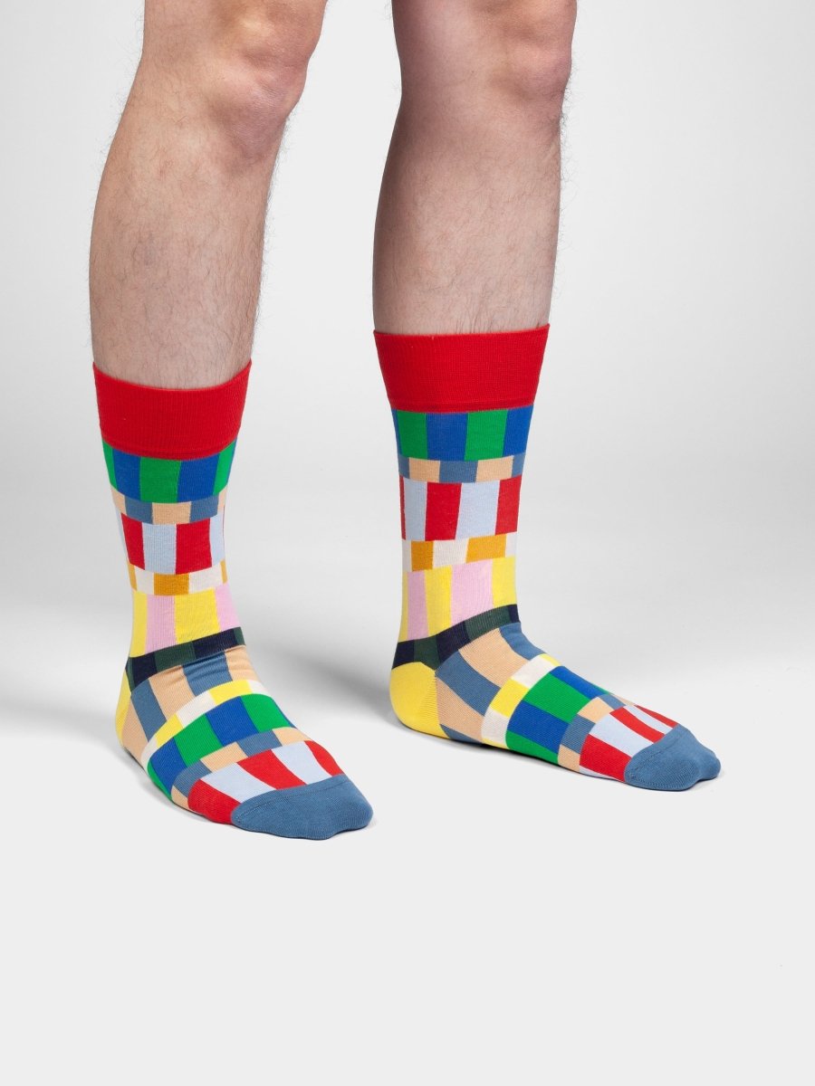Socken Pixel Blocks von DillySocks