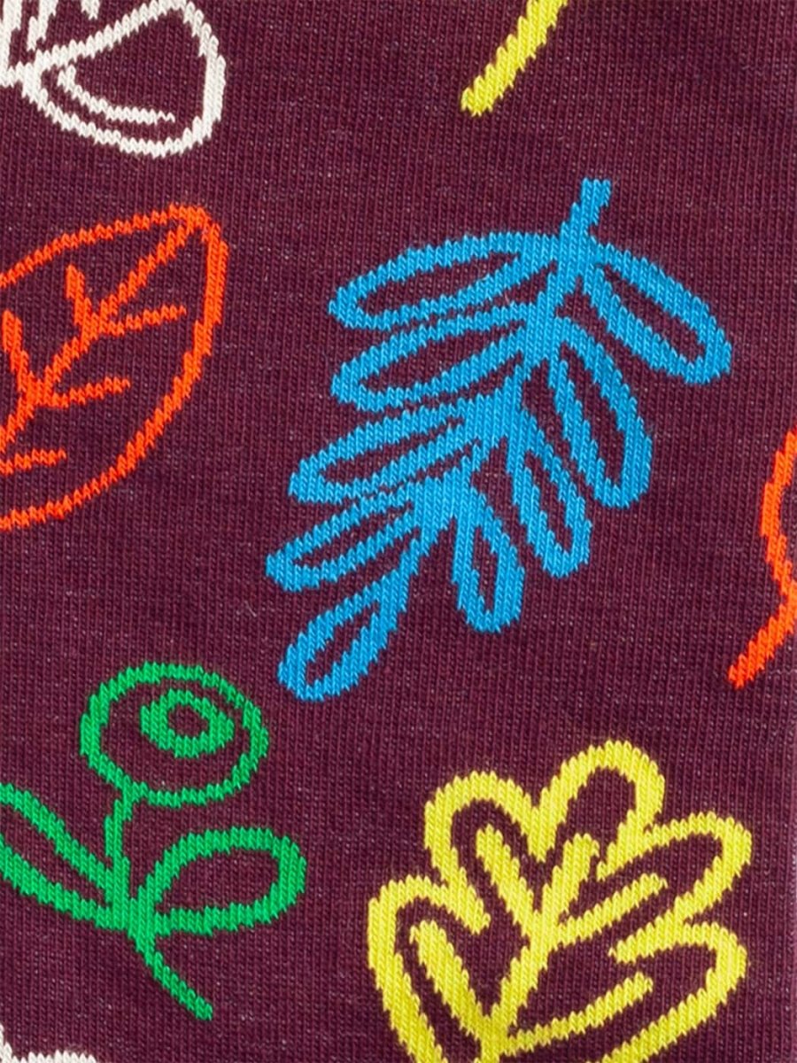 Socken Pop Art Leaves von DillySocks