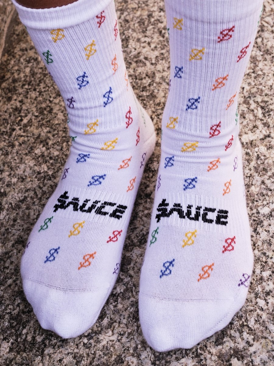 Socken Rainbow $auce von DillySocks