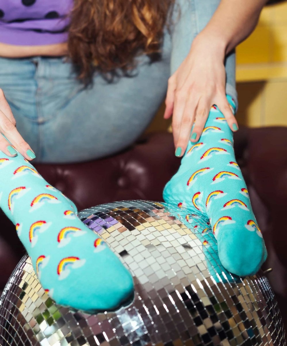 Socken Rainbow Sky von DillySocks