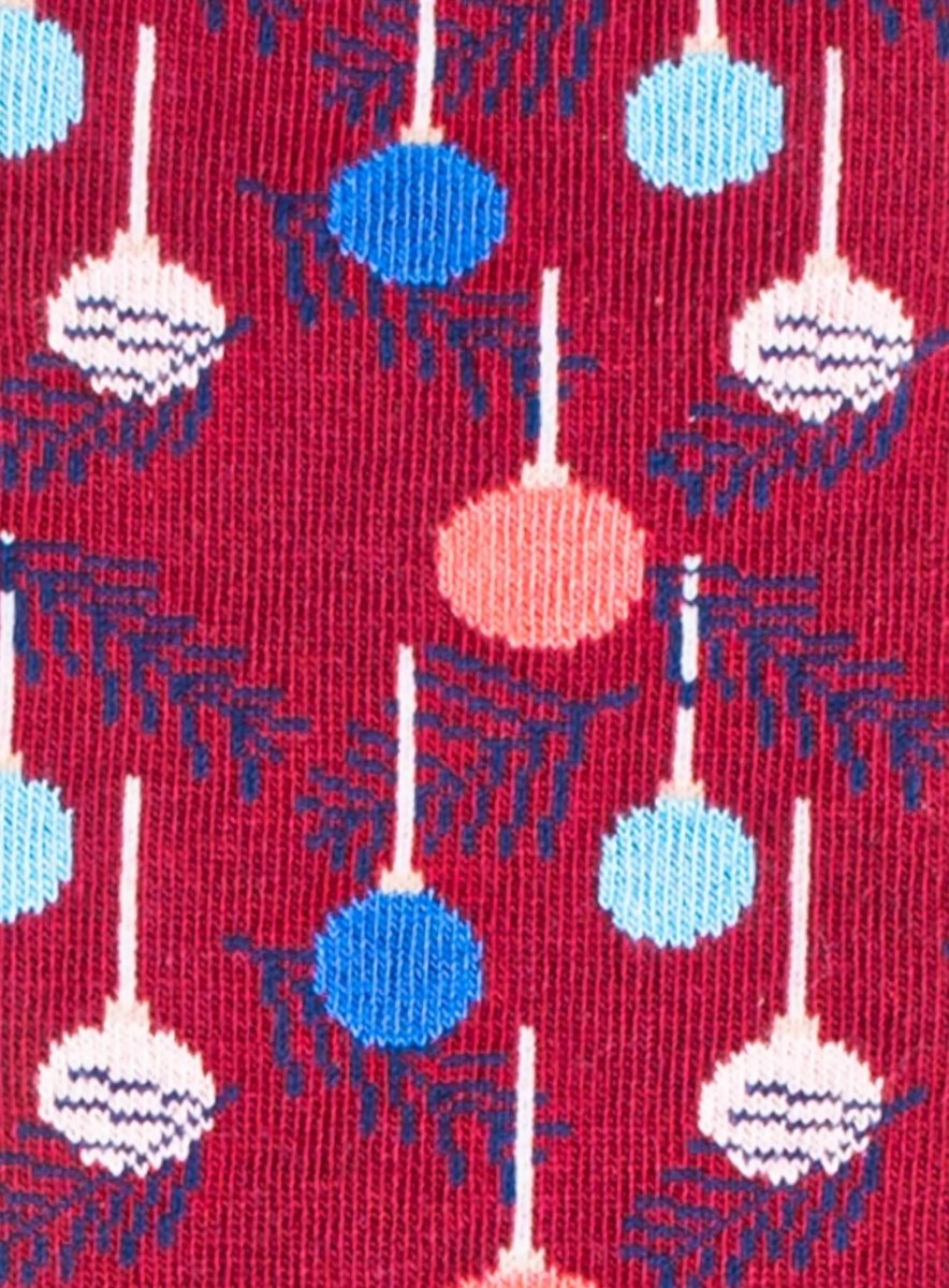 Socken Red Baubles von DillySocks