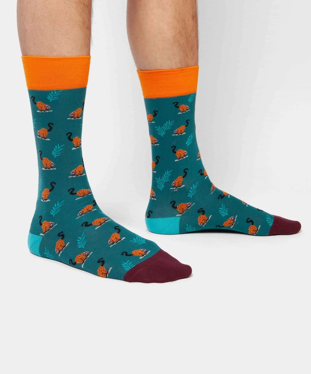 Socken Red Ruffed Lemur von DillySocks