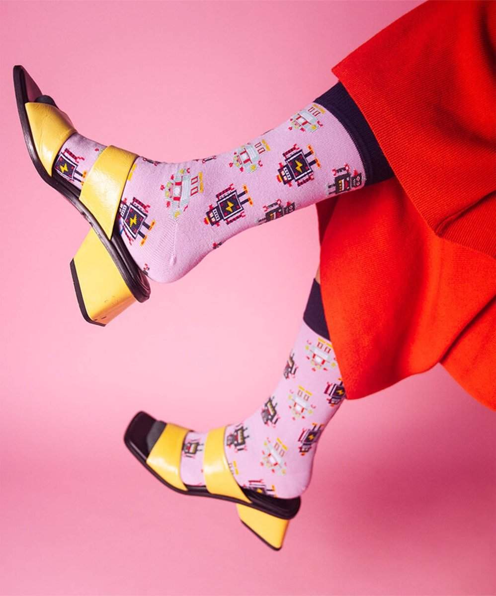 Socken Robo von DillySocks