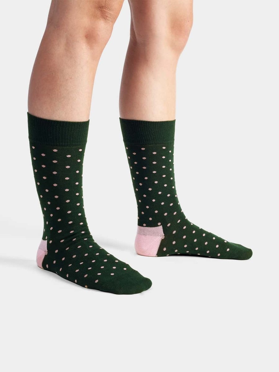 Socken Rose Dot Field von DillySocks