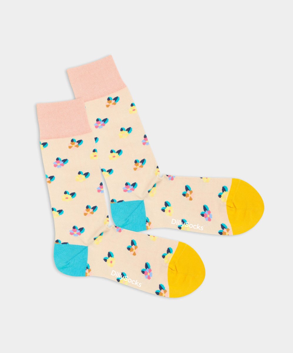 Socken Sand Dahlia von DillySocks