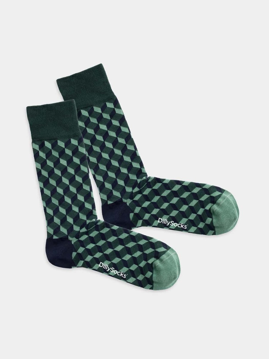 Socken Sea Green Dice von DillySocks