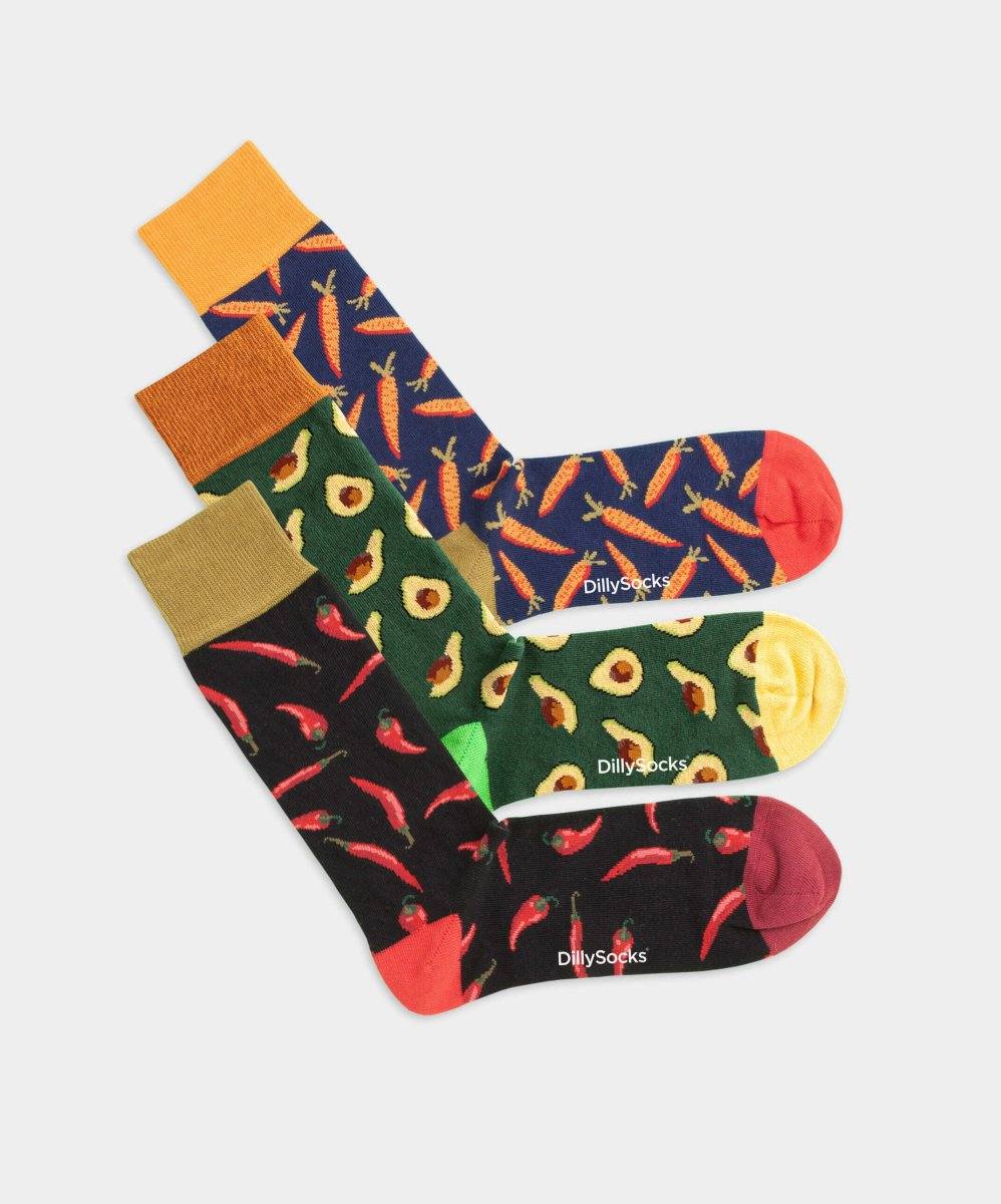 Socken - Sets Food Lover (3er Pack) von DillySocks