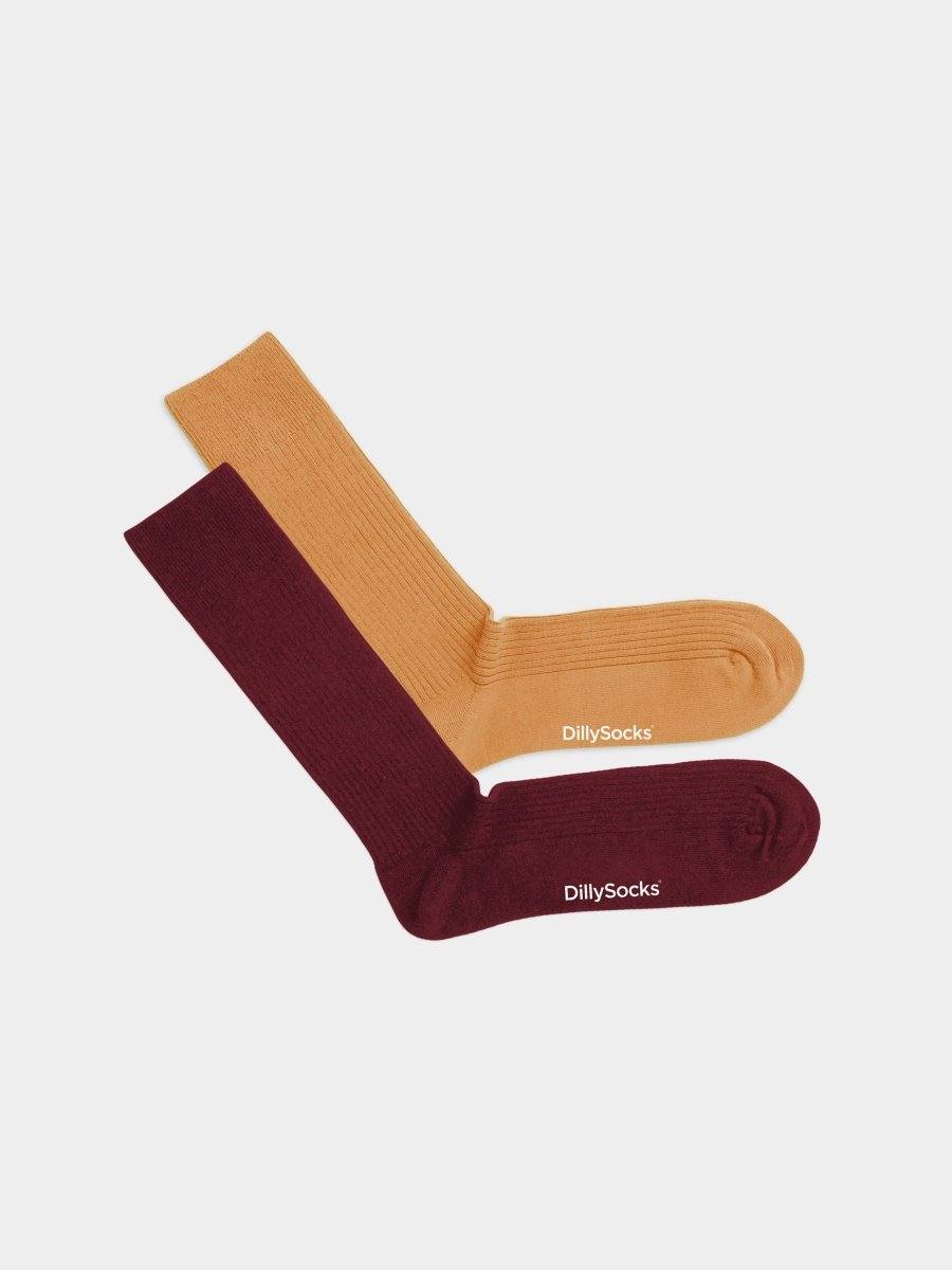 Socken - Sets Ribbed Oldschool Classics (2er Pack) von DillySocks