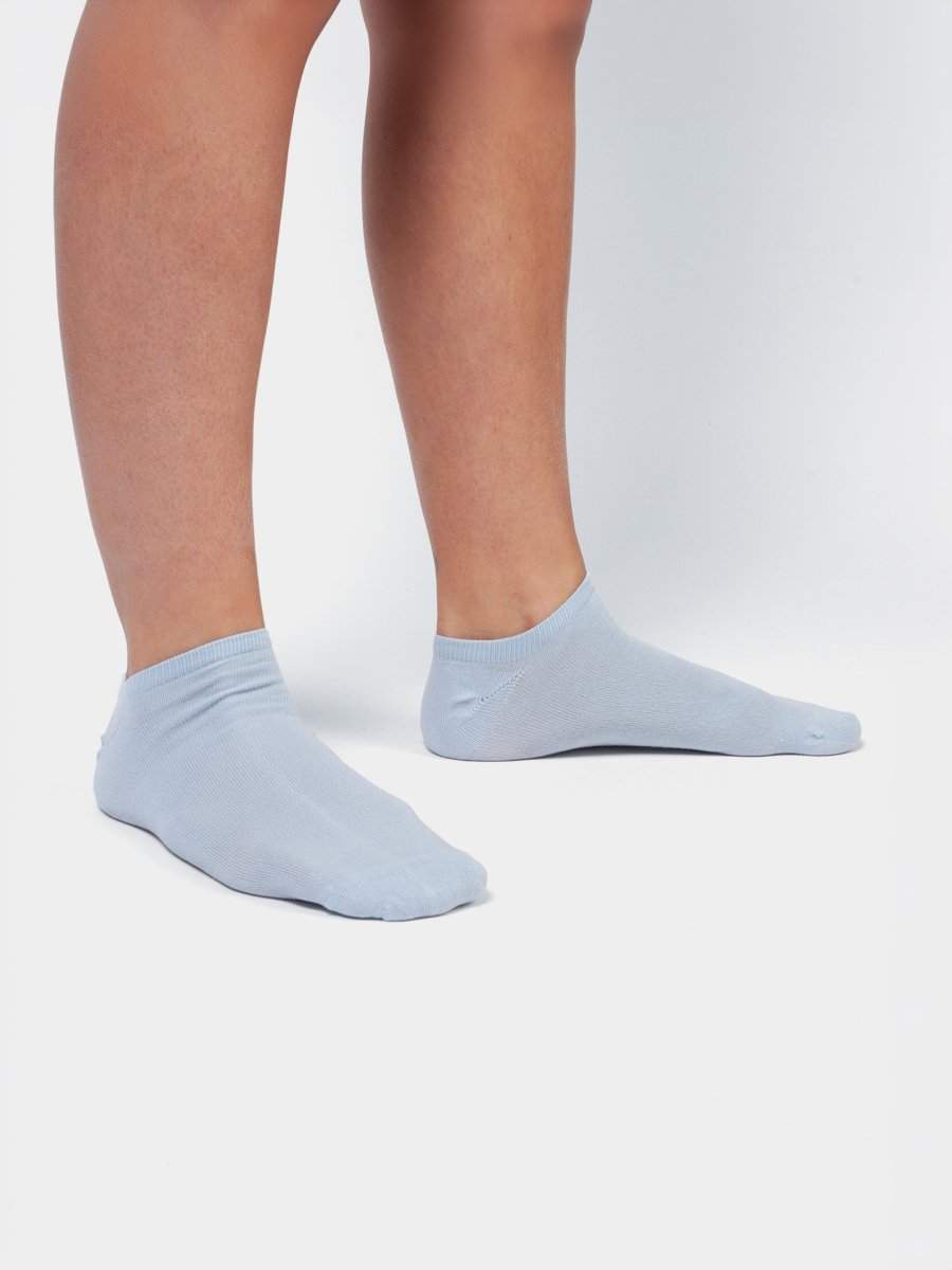Socken - Sets Short Baby Blue (3er Pack) von DillySocks
