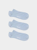 Socken - Sets Short Baby Blue (3er Pack) von DillySocks