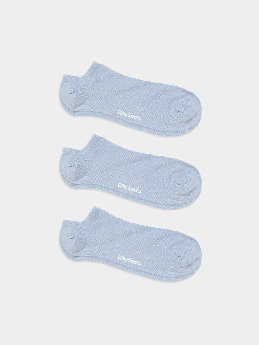 Socken - Sets Short Baby Blue (3er Pack) von DillySocks