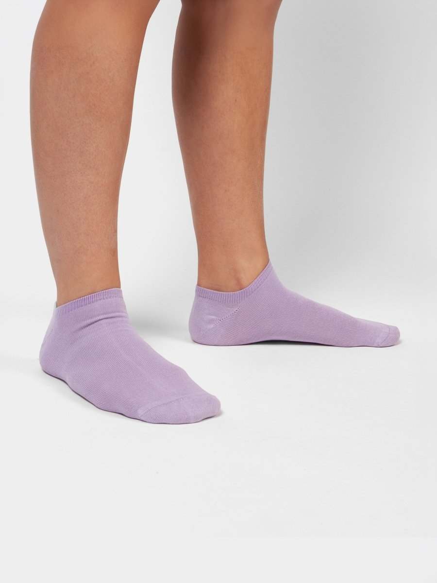 Socken - Sets Short Lavender Lilac (3er Pack) von DillySocks