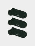 Socken - Sets Short Olive Green (3er Pack) von DillySocks