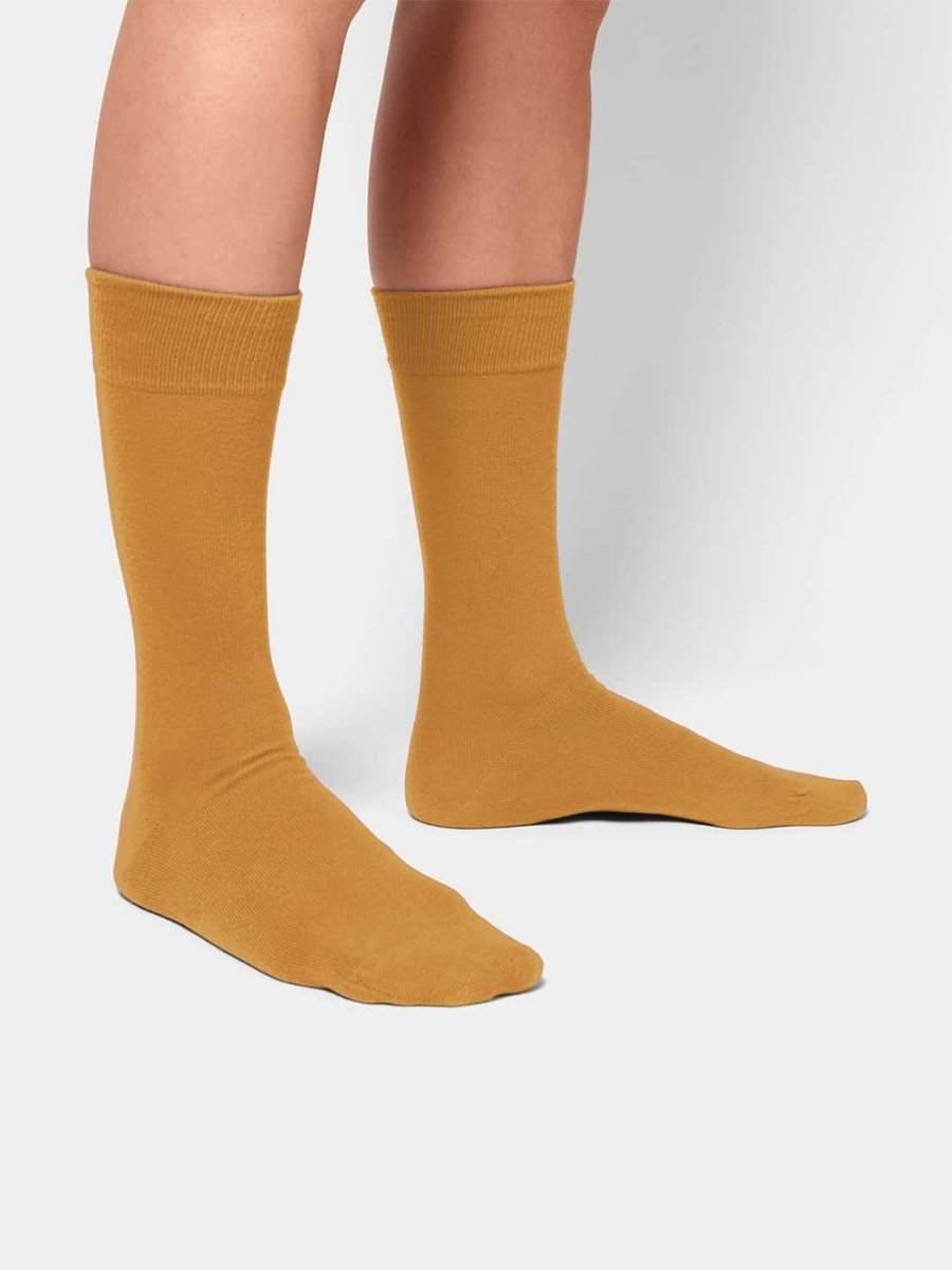 Socken - Sets Smooth Golden Yellow (3er Pack) von DillySocks