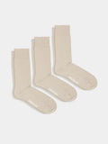 Socken - Sets Smooth Nude Sand (3er Pack) von DillySocks