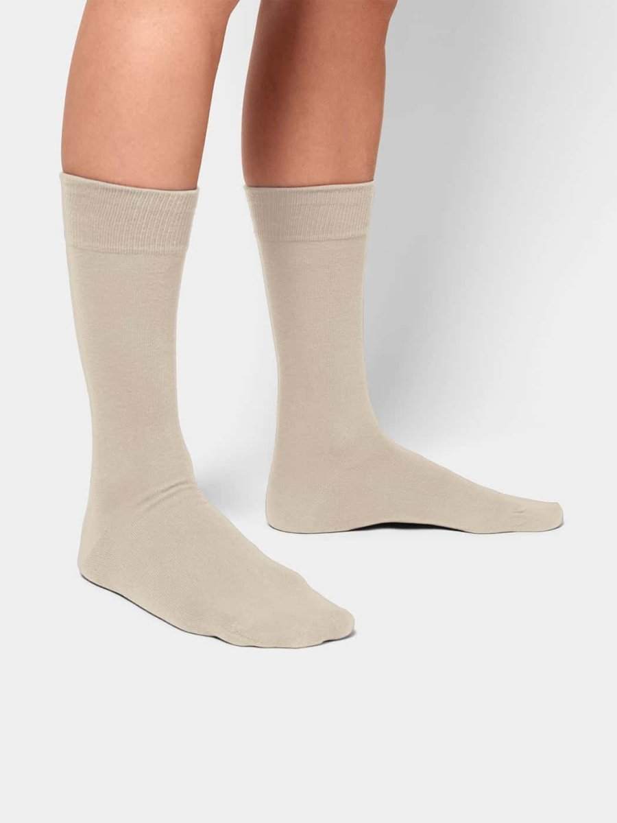 Socken - Sets Smooth Nude Sand (3er Pack) von DillySocks