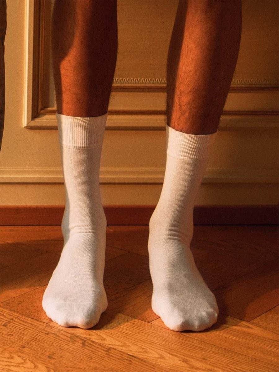 Socken - Sets Smooth Snow White (3er Pack) von DillySocks