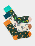 Socken - Sets Wondrous Wildlife (3er Pack) von DillySocks