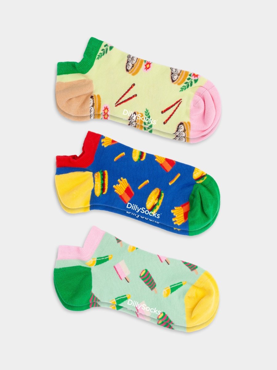 Socken Short Foodie Dreams (3er Pack) von DillySocks