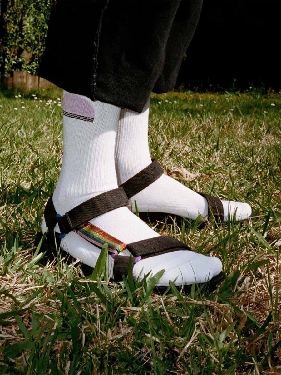 Socken Soleil violet von DillySocks