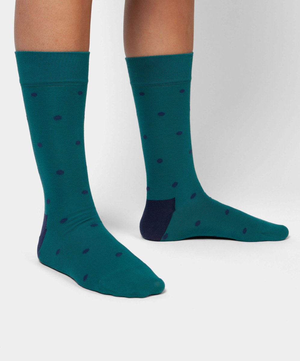 Socken Sparse Blue Dots von DillySocks