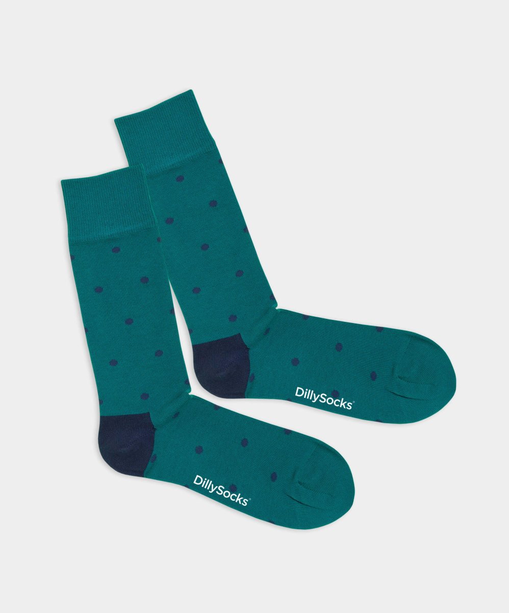 Socken Sparse Blue Dots von DillySocks