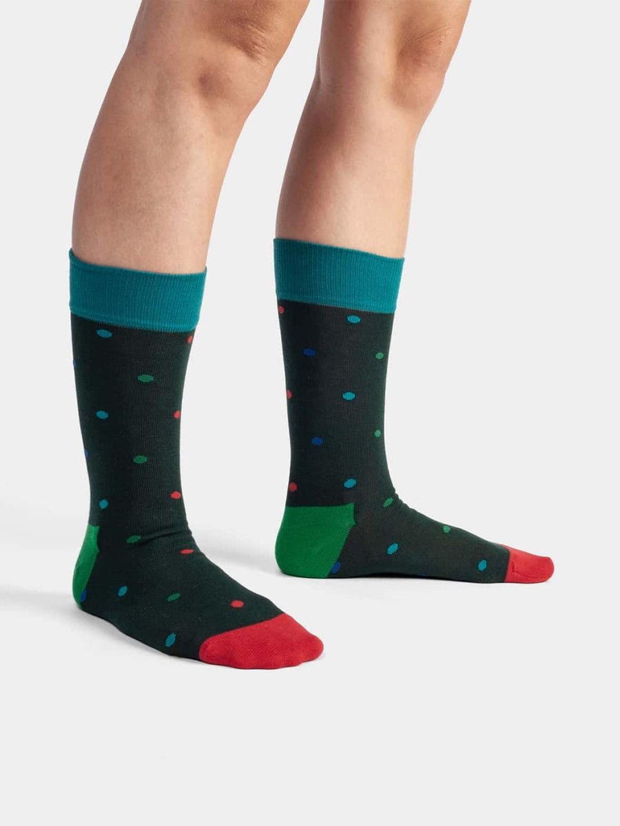 Socken Sparse Multi Dots von DillySocks